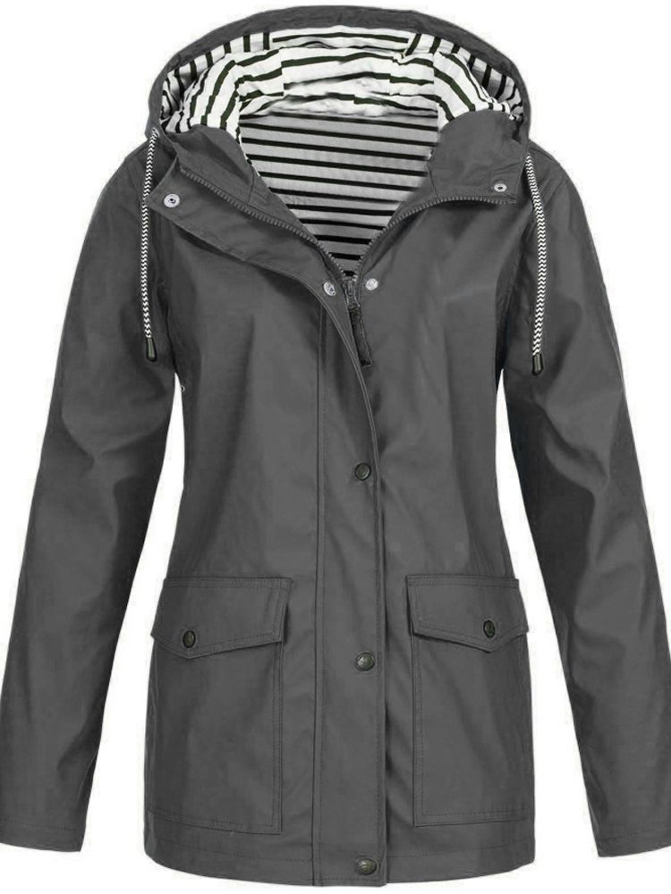 Veste d'hiver imperméable et coupe-vent pour femme - Maudie