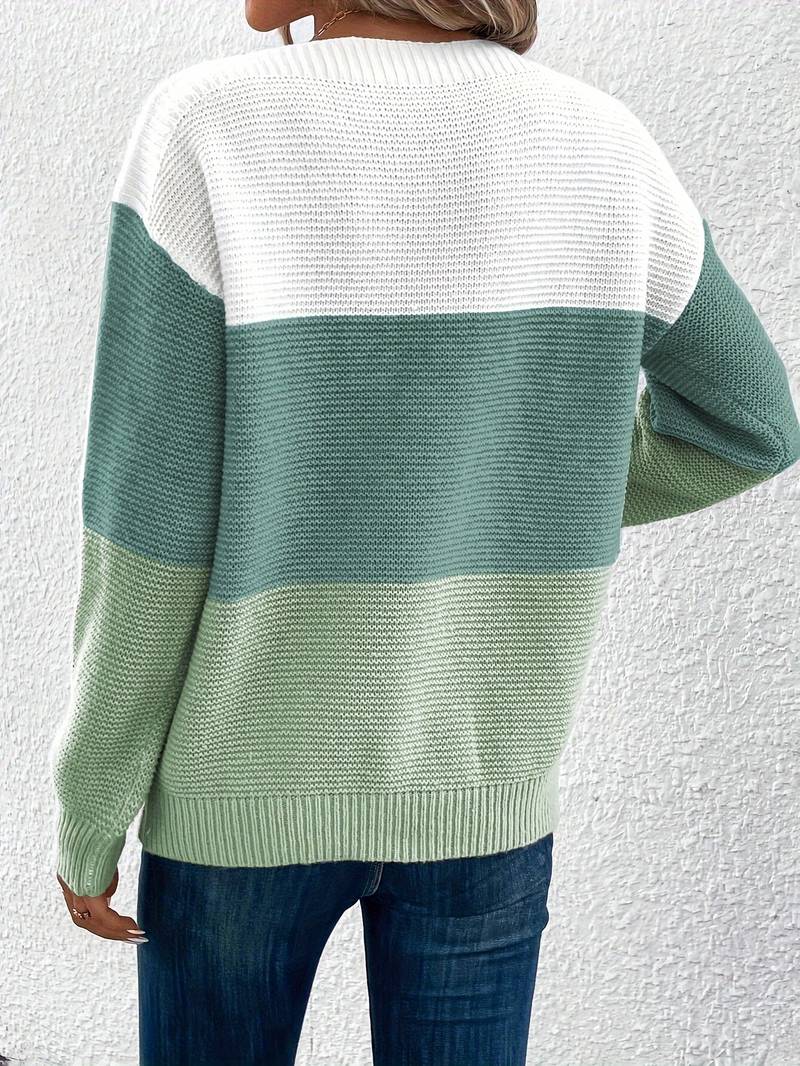 Lyra – pull col rond élégant