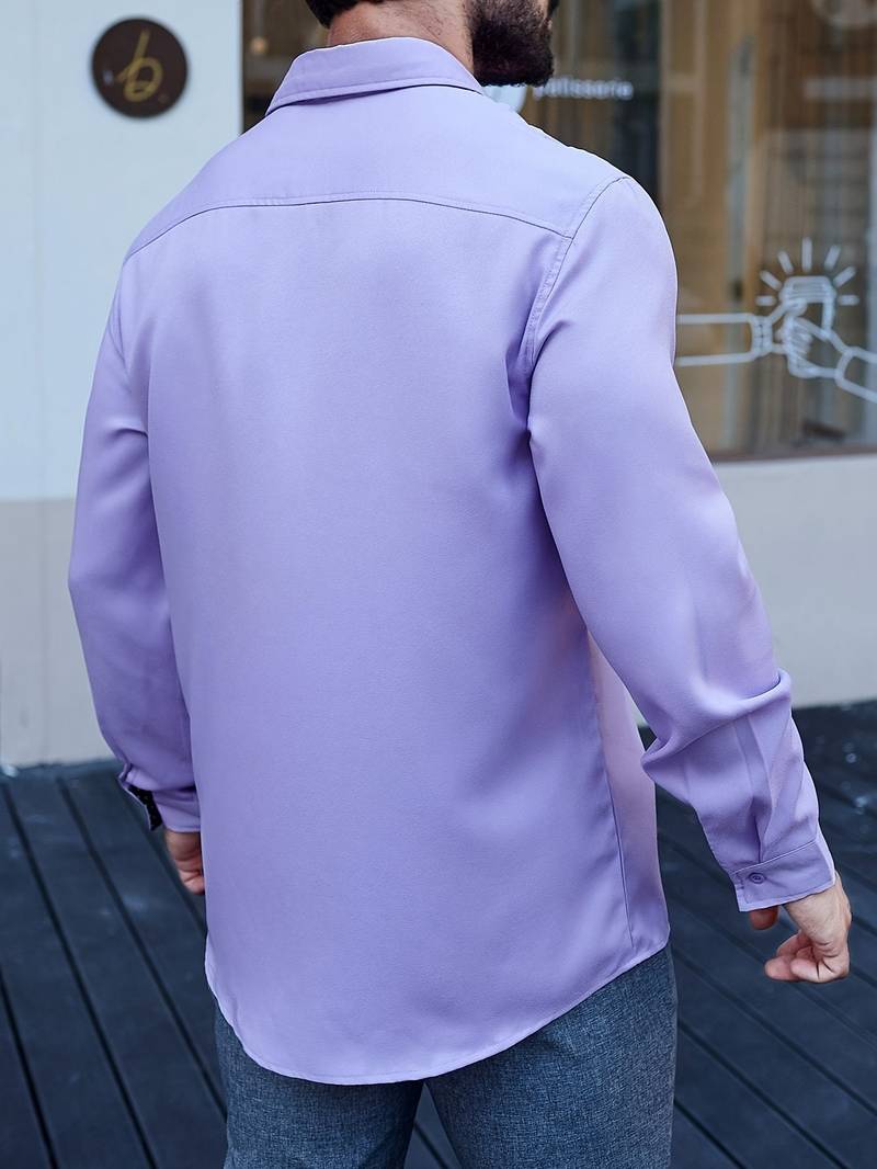 Alexander – chemise à manches longues color-block pour homme
