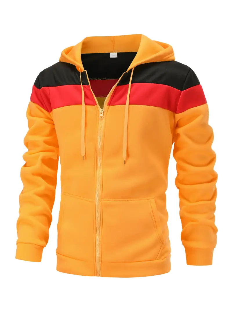 Christopher – Sweat à capuche à blocs de couleurs vives pour homme