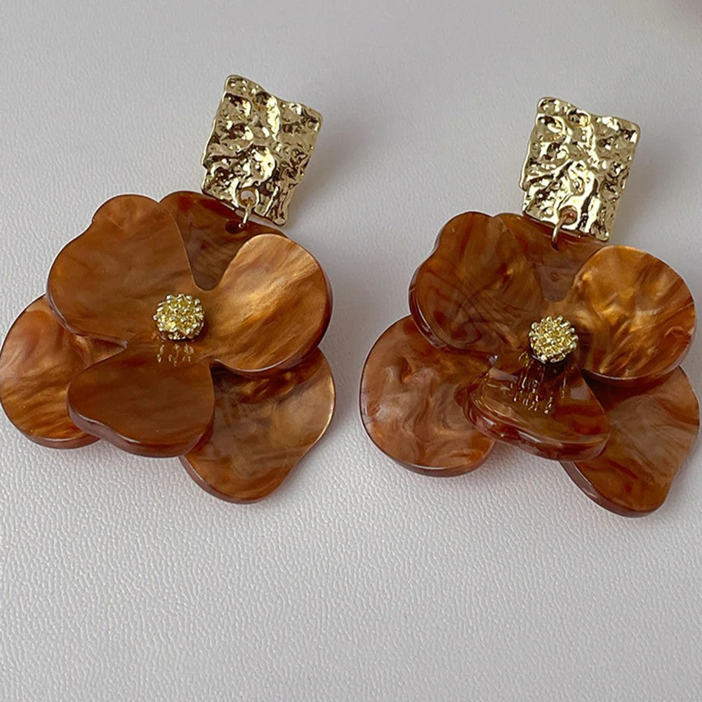 Micara - Fleur de cacao - Boucles d'oreilles