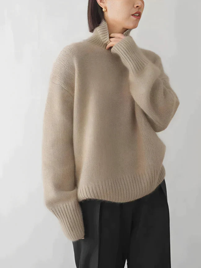 Sophie – pull col roulé élégant pour le printemps