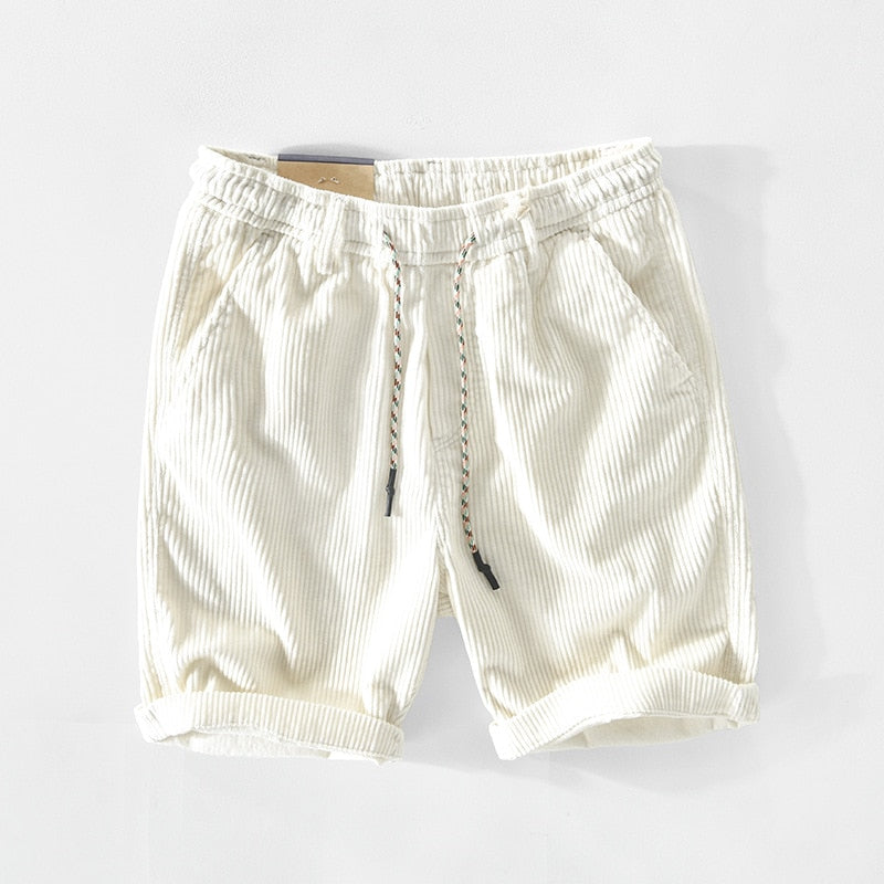 Lexo | pantalon court côtelé