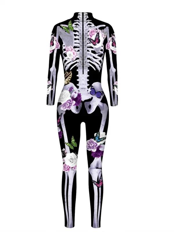 Halloween-Kostüm für Damen mit 3D-Digitaldruck, Overall