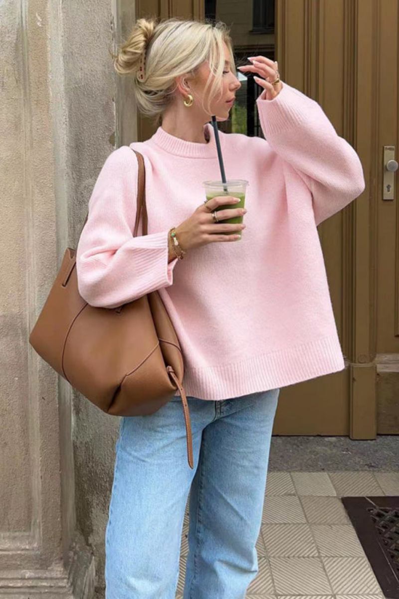 pull décontracté et ample pour femme