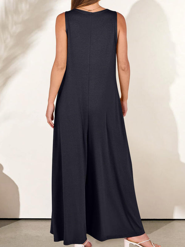 Lässiger, dünner Jumpsuit mit Taschen für Damen