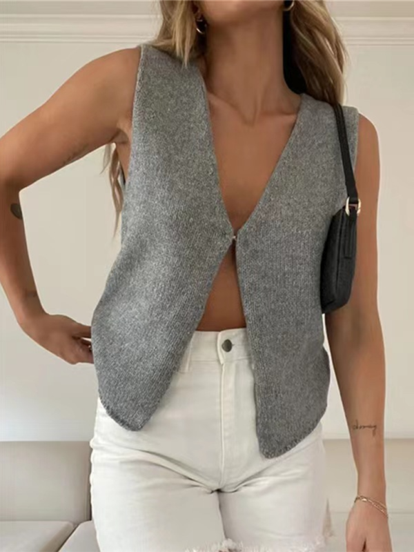 Nouveau gilet en laine corde sexy, tendance et confortable