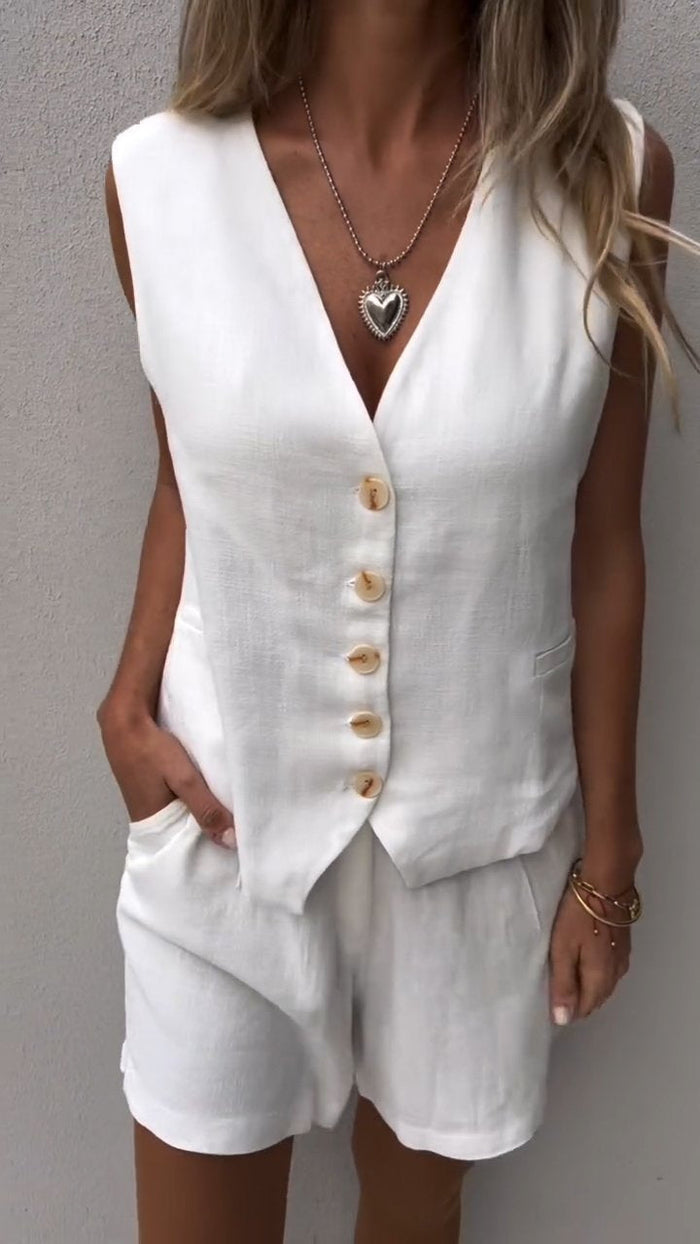 Ensemble deux pièces avec gilet
