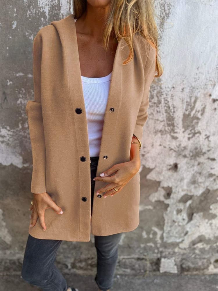 Lässige Kapuzenjacke Jacke