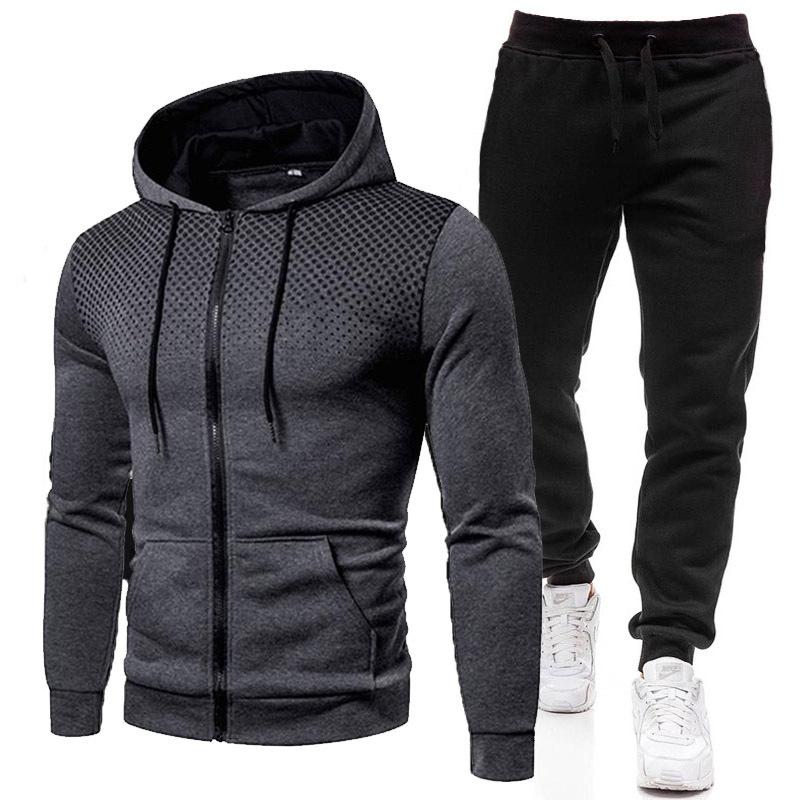 Darwin - Ensemble survêtement avec pantalon et veste avec fermeture éclair