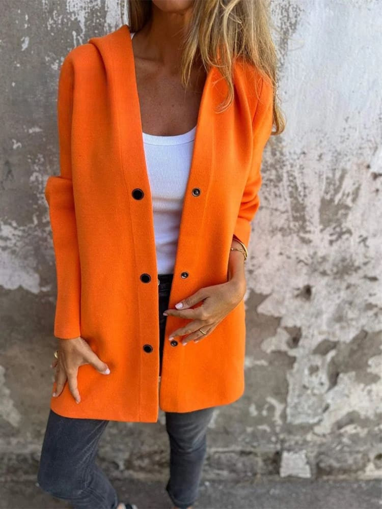 Lässige Kapuzenjacke Jacke