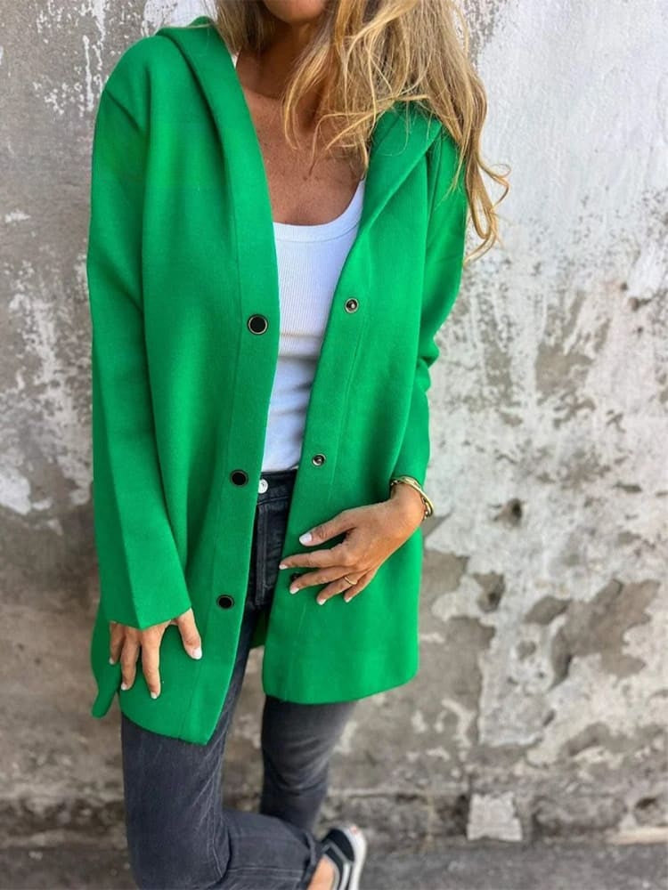 Lässige Kapuzenjacke Jacke