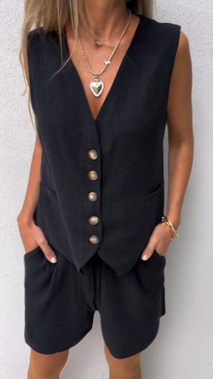 Ensemble deux pièces avec gilet