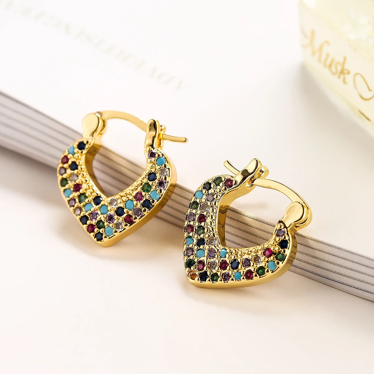 Micara - Heartful Sparkles - Boucles d'oreilles