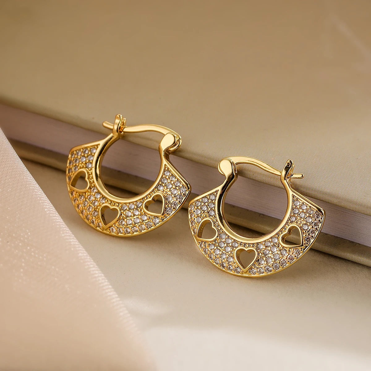 Micara - Flair Hearts - boucles d'oreilles