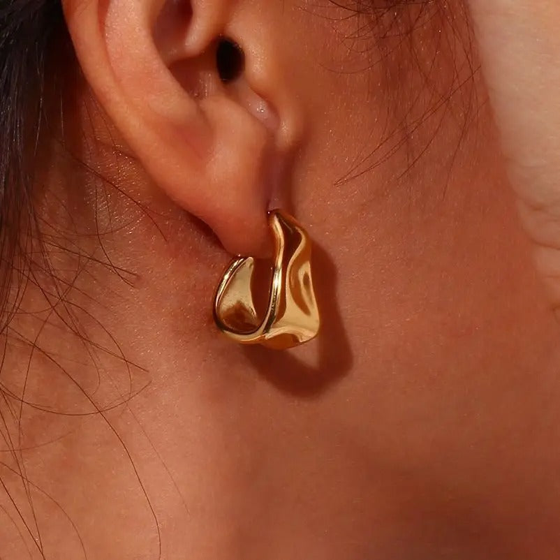 Micara - Croissants en fusion - Boucles d'oreilles