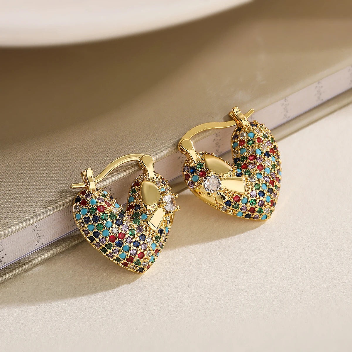 Micara - Heartful Orbs - boucles d'oreilles