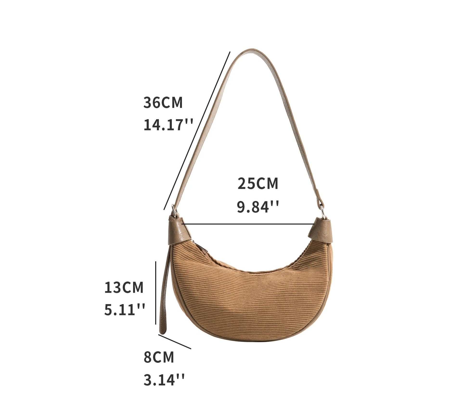 Finley | Sac à bandoulière en velours côtelé