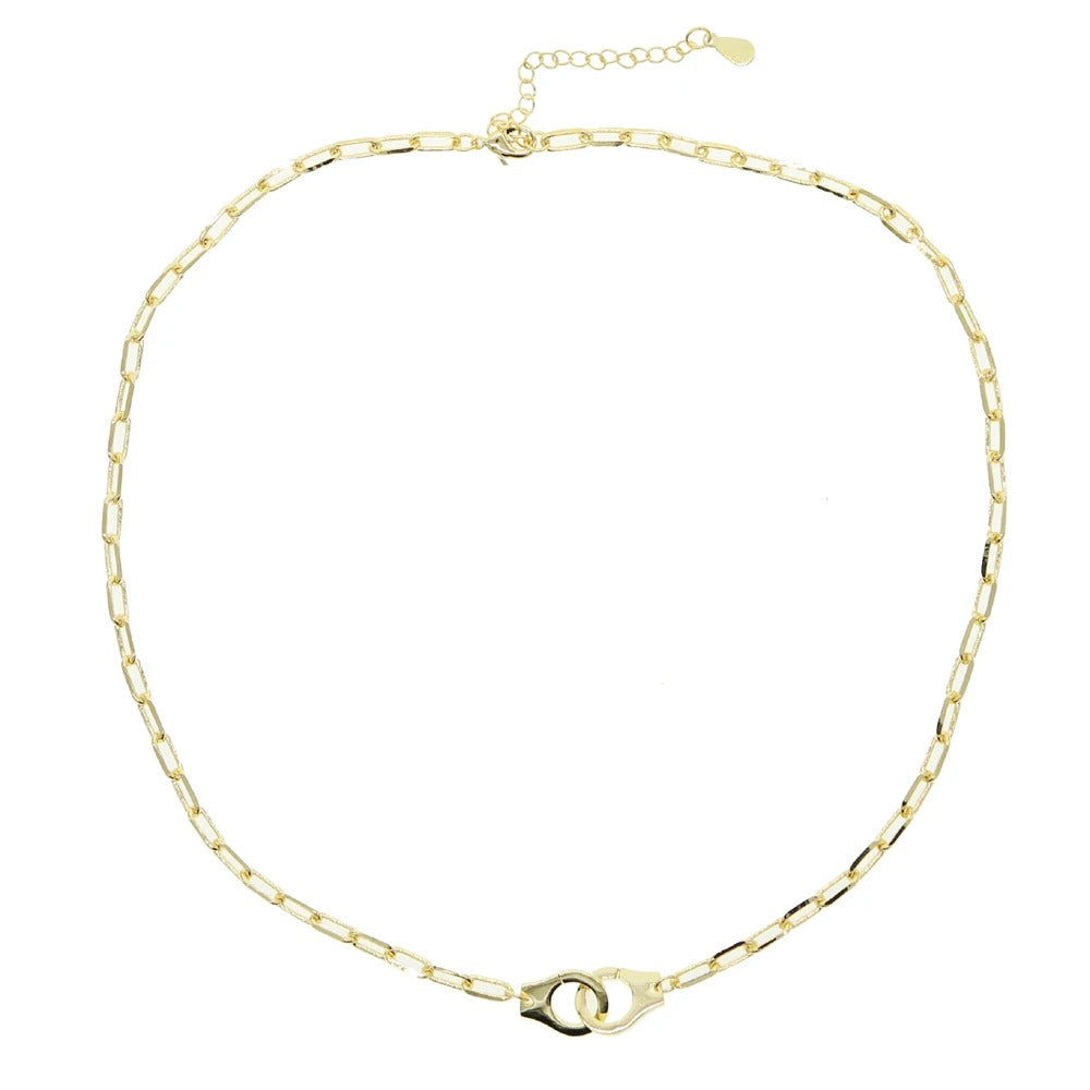Lara - Collier pendentif menottes pour femme