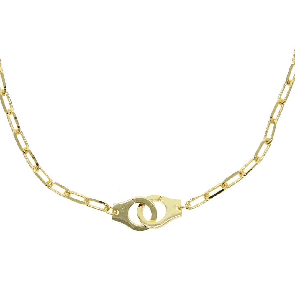 Lara - Collier pendentif menottes pour femme