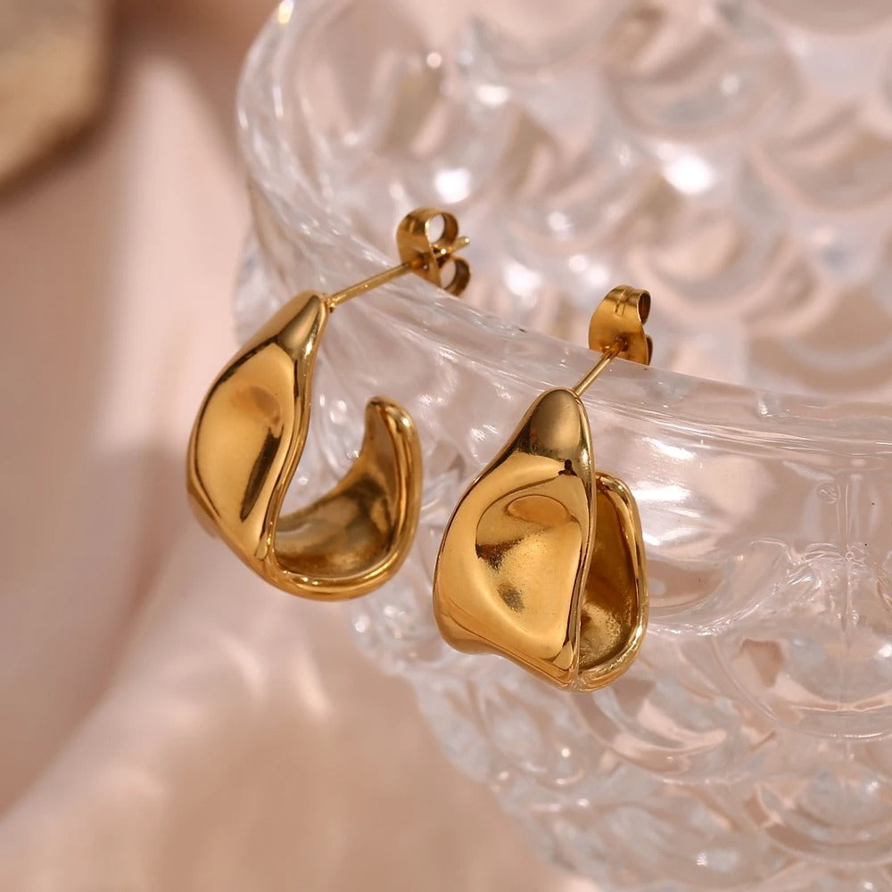 Micara - Croissants en fusion - Boucles d'oreilles
