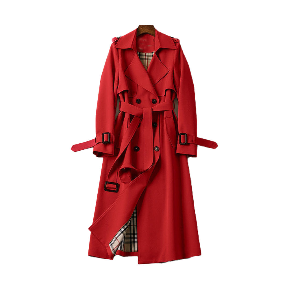 Damen-Trenchcoat mit doppelter Knopfreihe