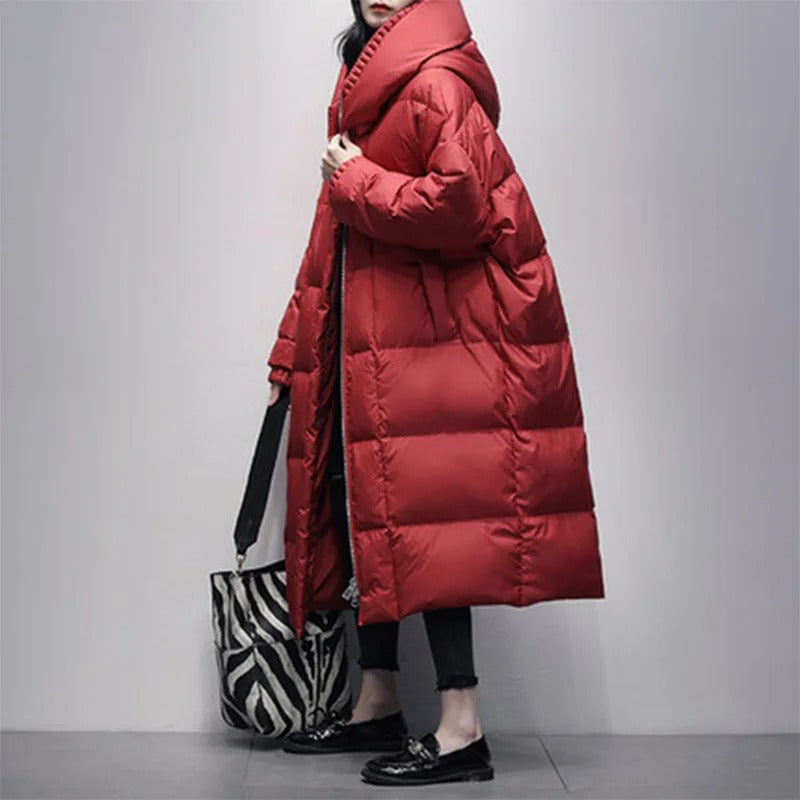 Yalindra | Manteau long en duvet