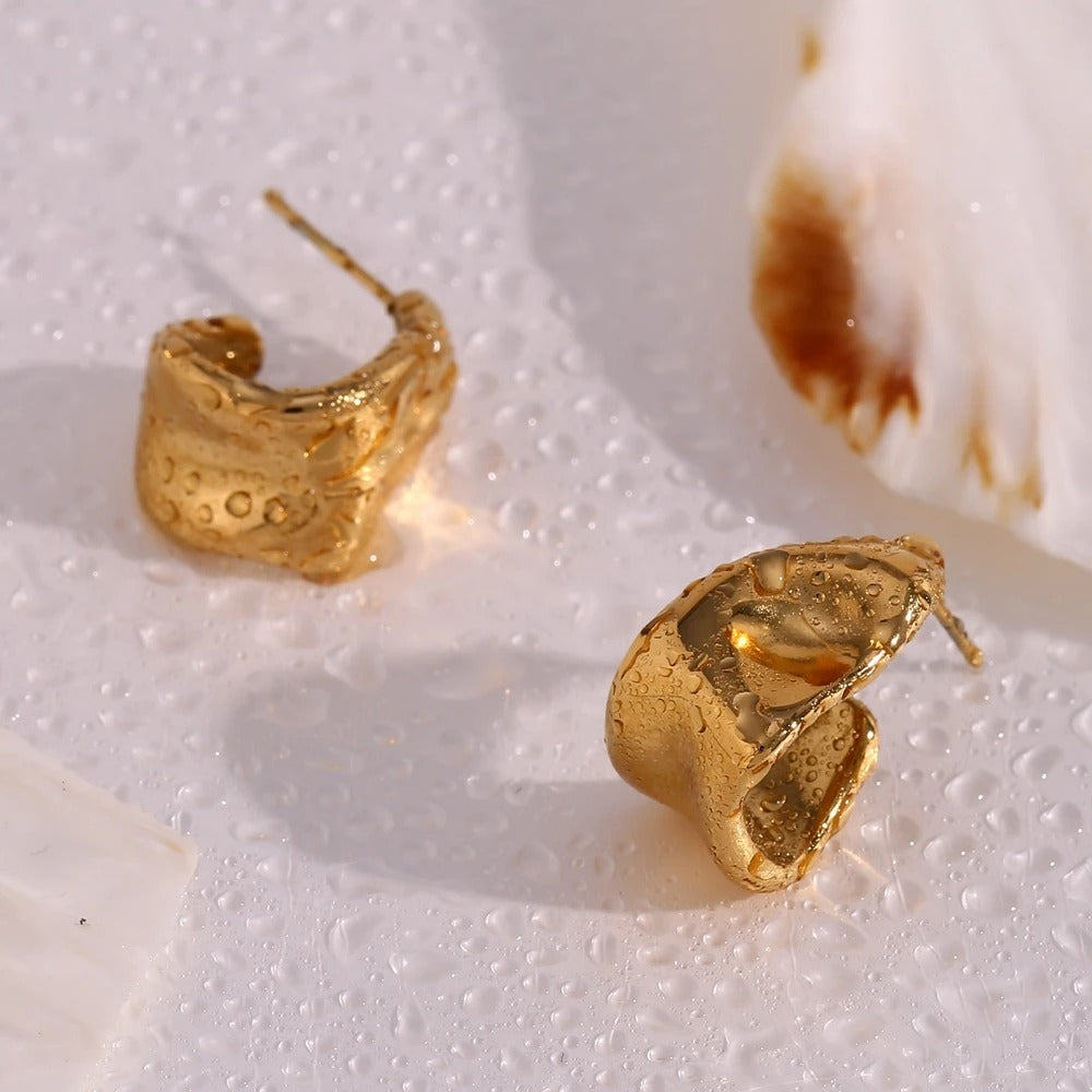 Micara - Croissants en fusion - Boucles d'oreilles