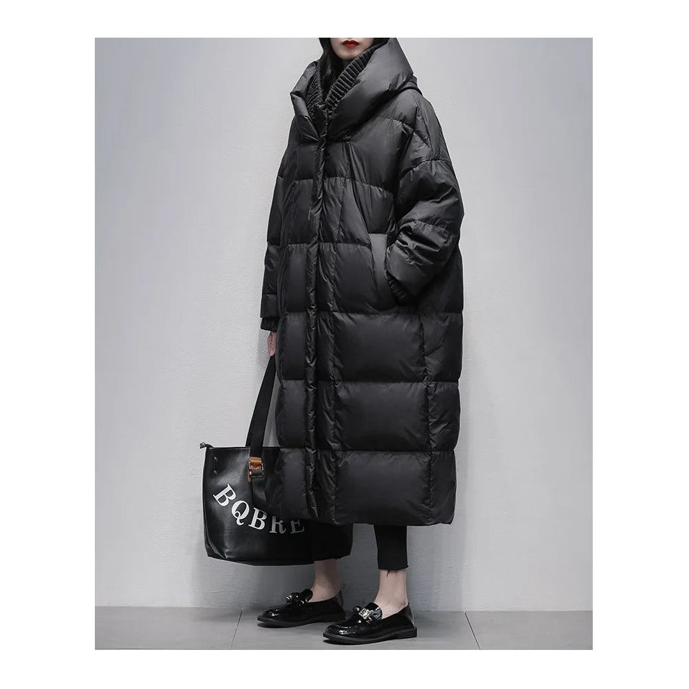 Uivyn | Lange Steppjacke - Geräumige Daunenjacke