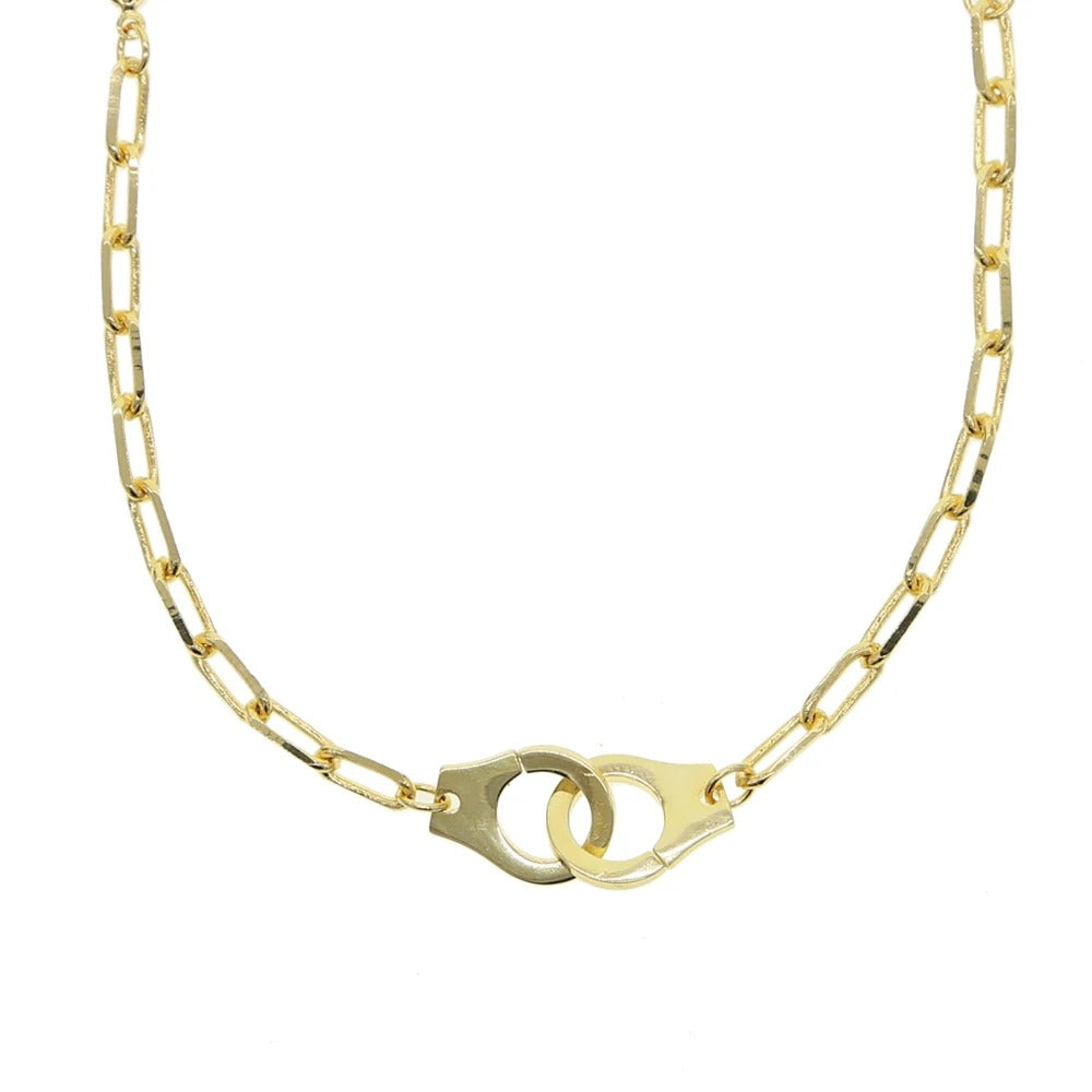 Lara - Collier pendentif menottes pour femme