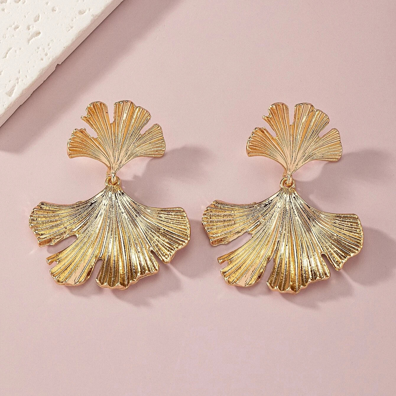 Micara - Boucles d'oreilles en éventail