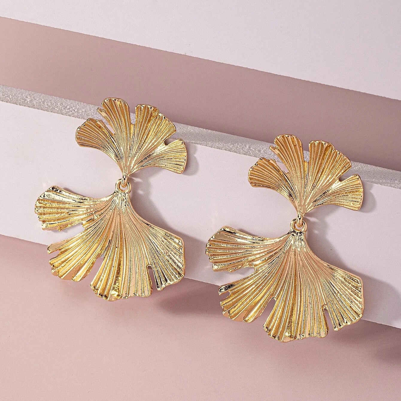 Micara - Boucles d'oreilles en éventail