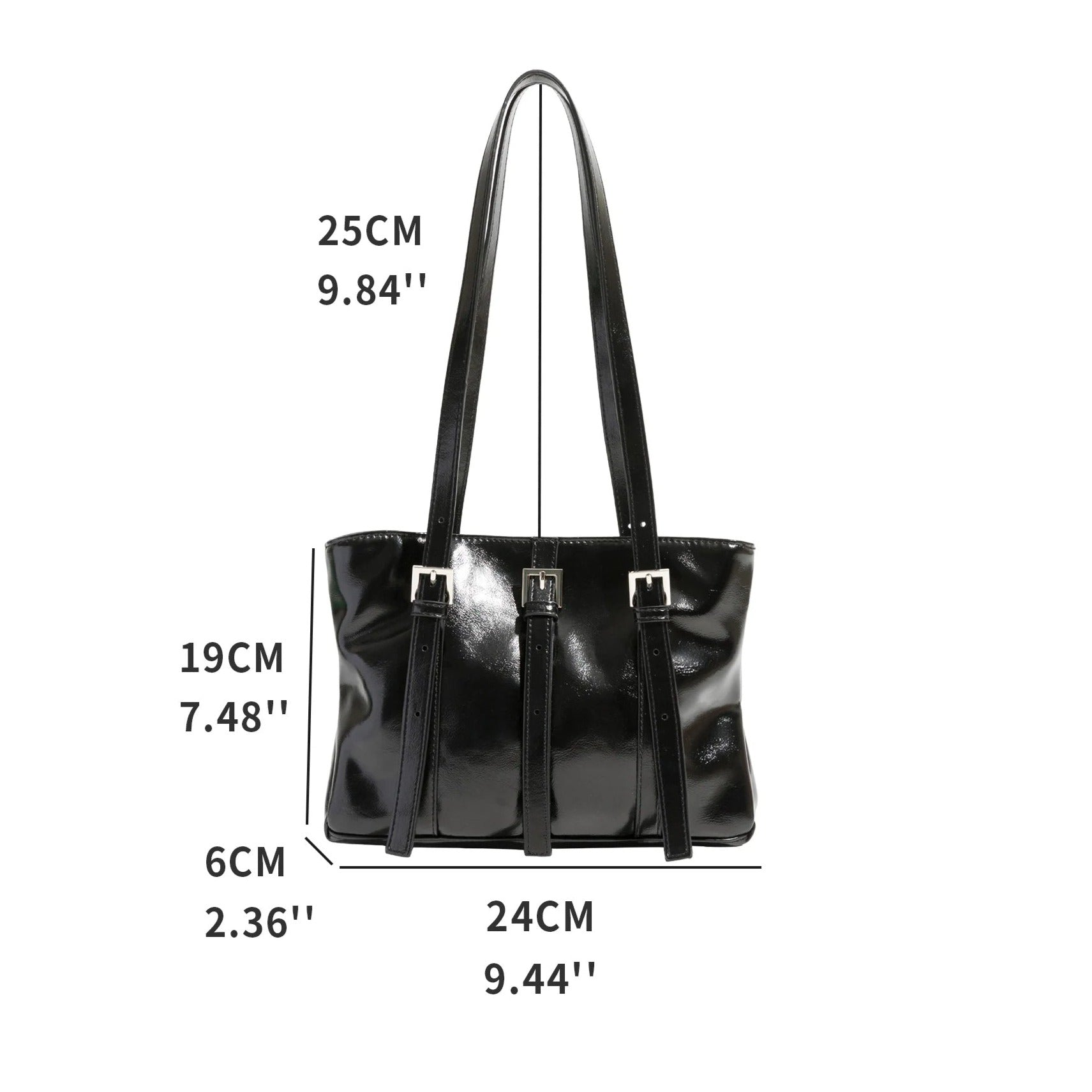 Lilly | Vegane Leder Schultertasche