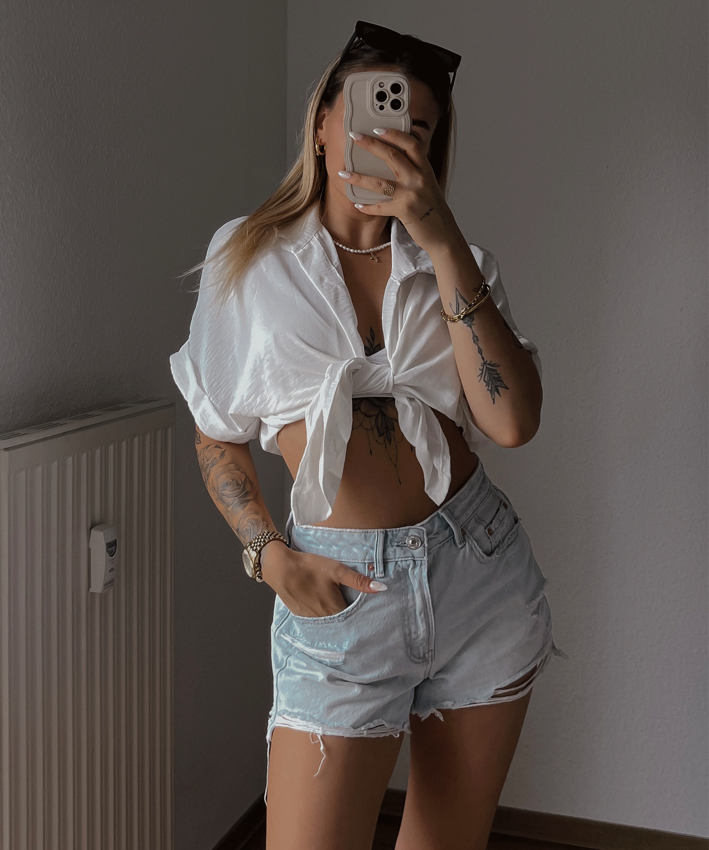 T-Shirt Melia Weiß