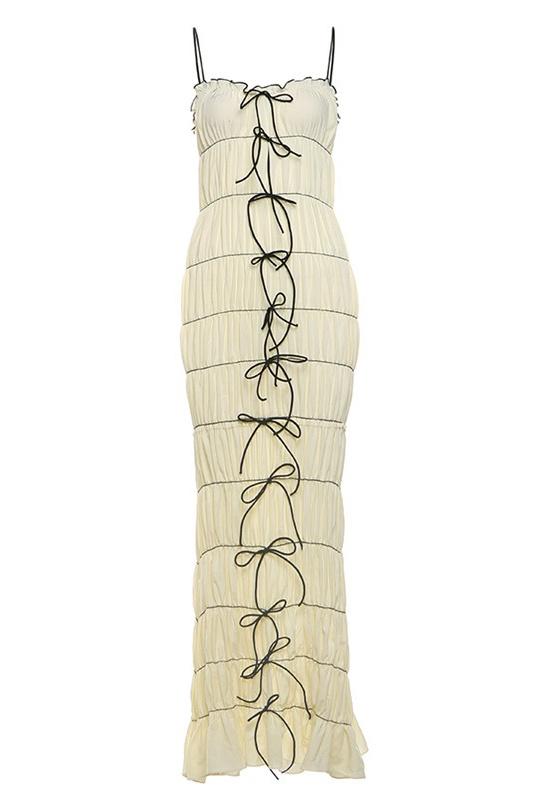 Melissa – Maxikleid mit Rüschentunnel