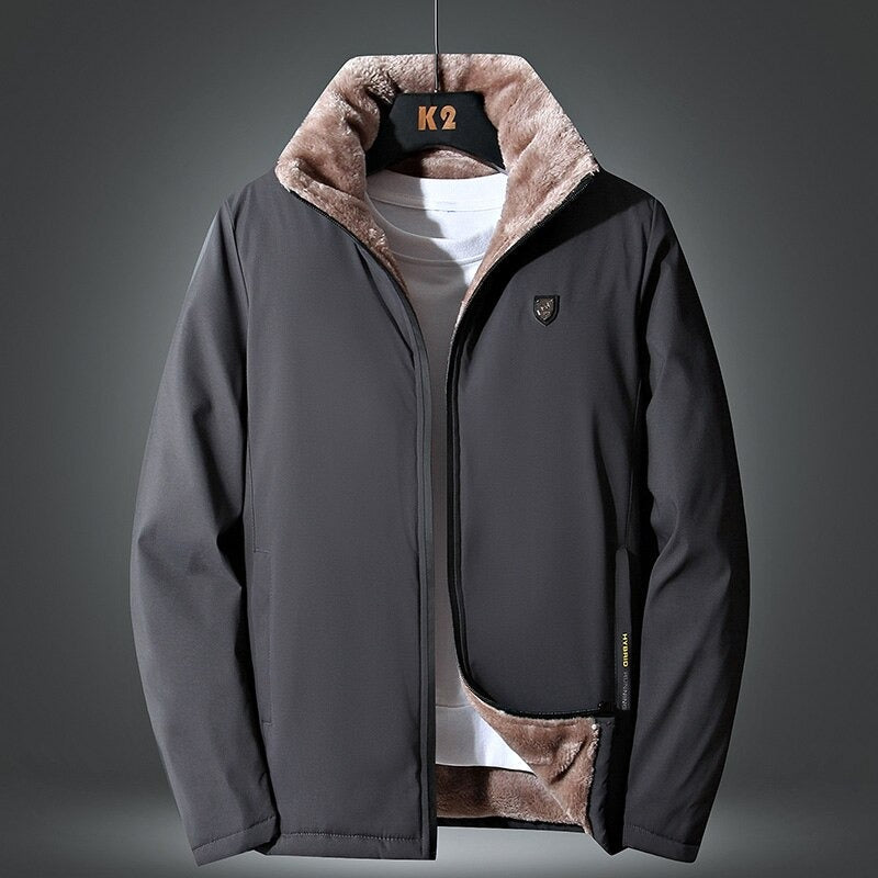 Simon - Veste coupe-vent avec doublure douce