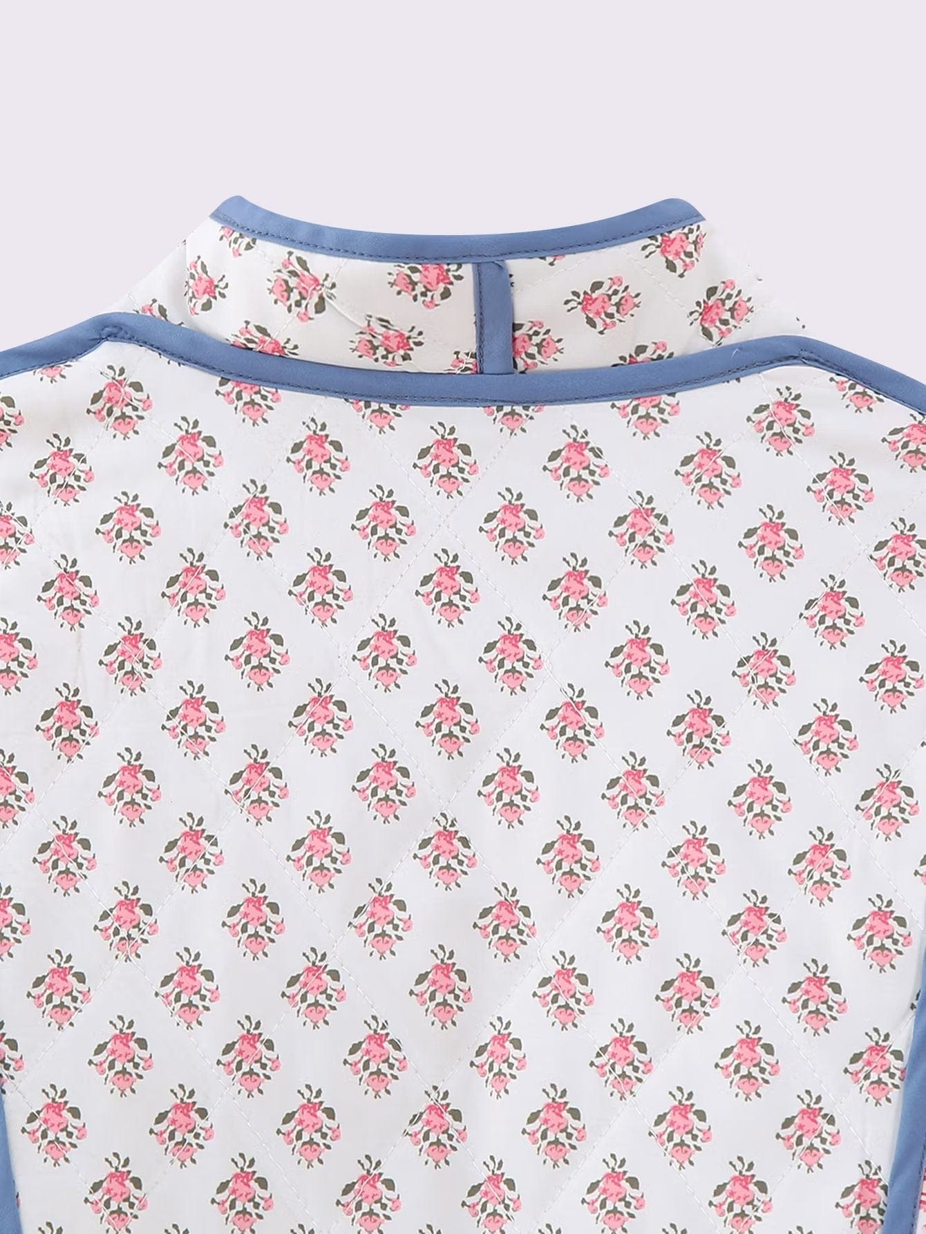 Jacke aus Baumwolle mit Blumendruck