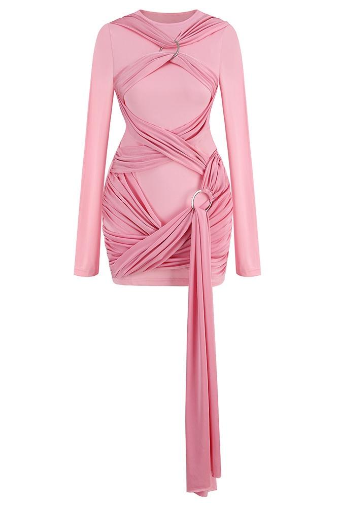 Odelia Minikleid mit Schnürriemen