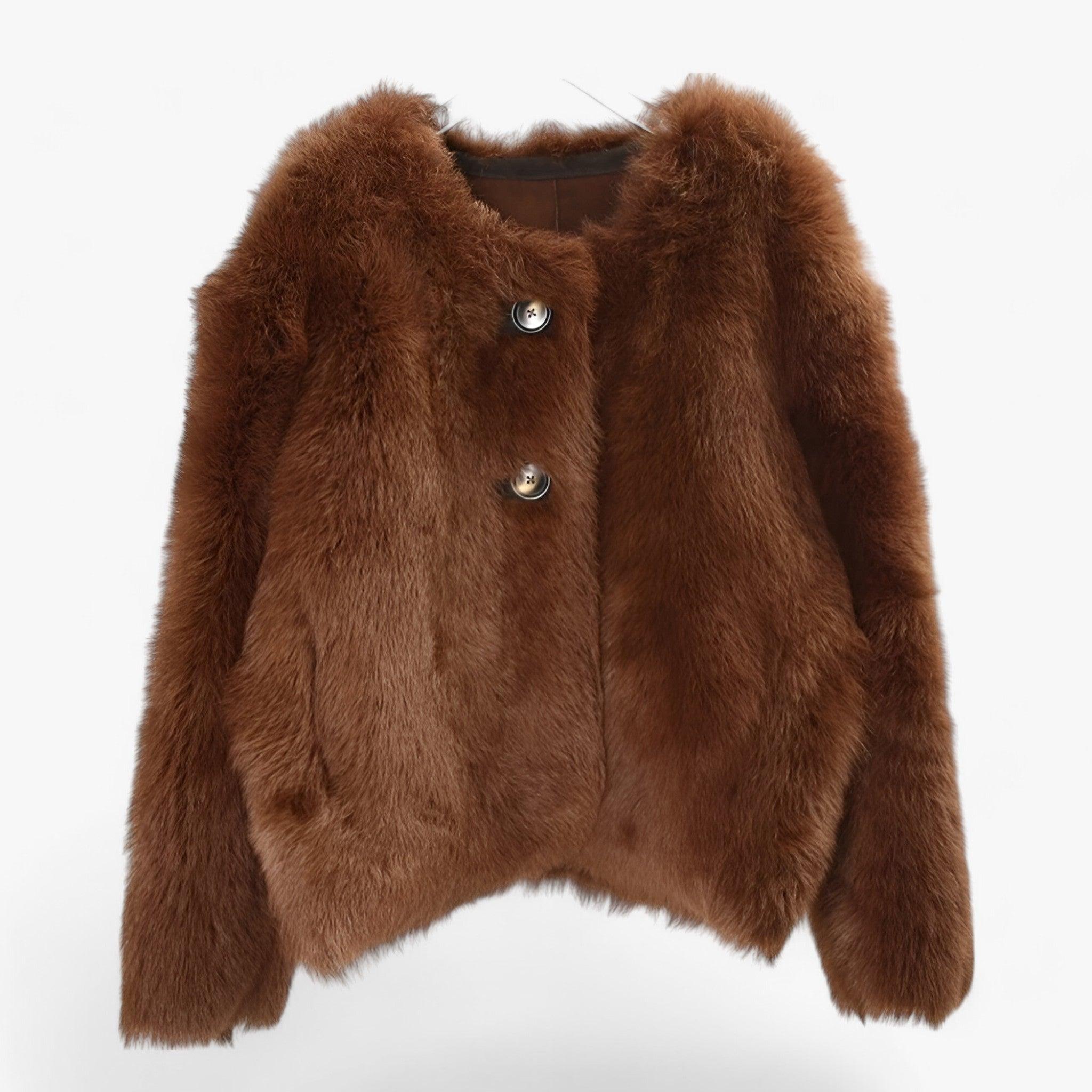 Kolath | Pull en peau lainée en fourrure naturelle - confort et sophistication sans effort