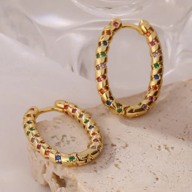 Micara - Boucles d'oreilles Prism Loops