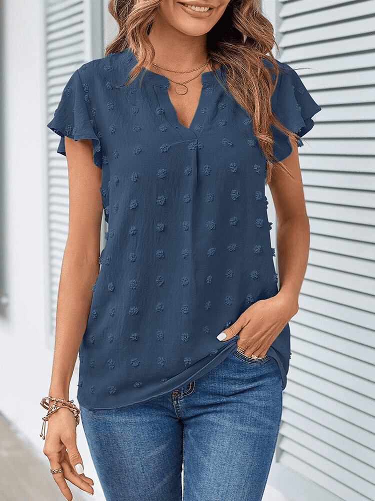 Bellachicha – Bluse mit Patchwork und Rüschen