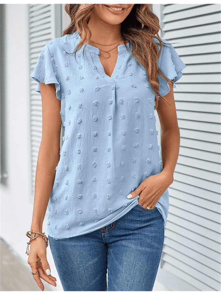 Bellachicha – Bluse mit Patchwork und Rüschen