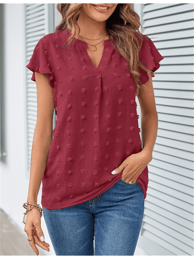 Bellachicha – Bluse mit Patchwork und Rüschen