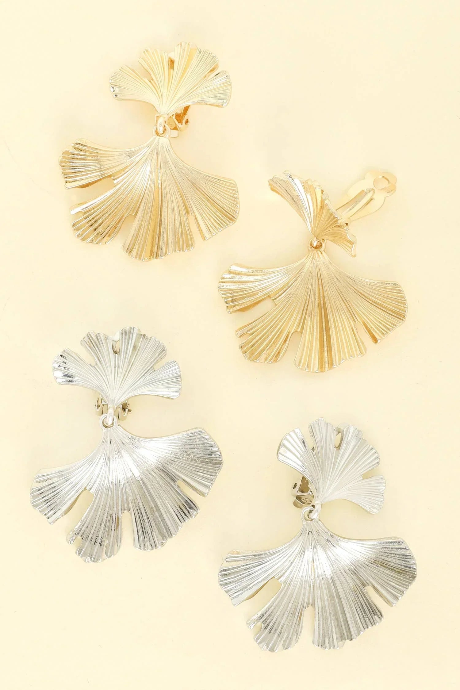 Micara - Boucles d'oreilles en éventail