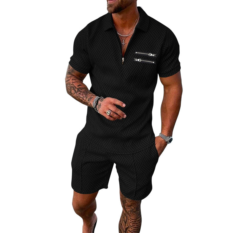 Polo décontracté imprimé pour homme