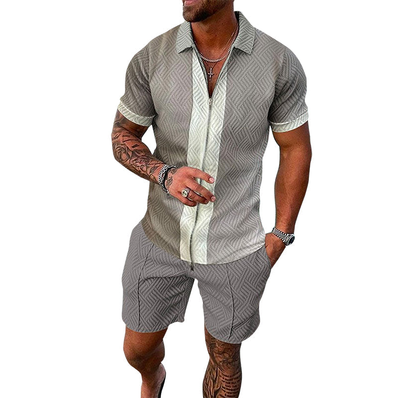 Polo décontracté imprimé pour homme