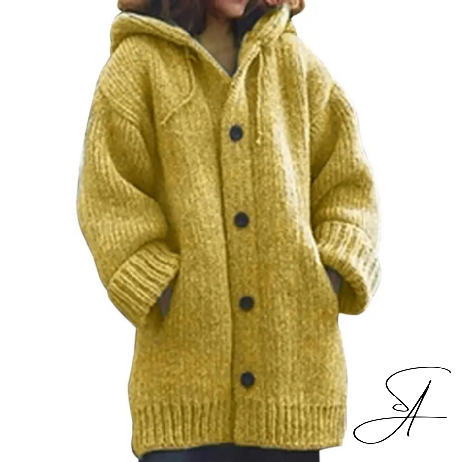 Gestrickter Herbst-Cardigan