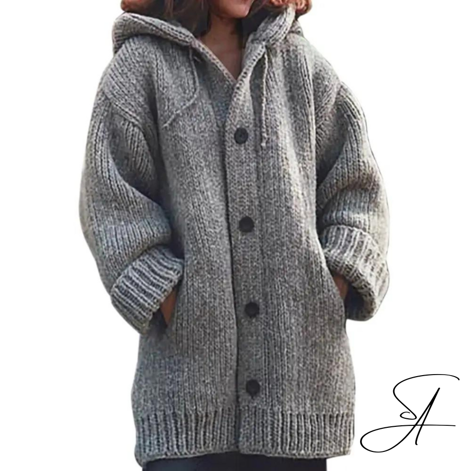 Gestrickter Herbst-Cardigan