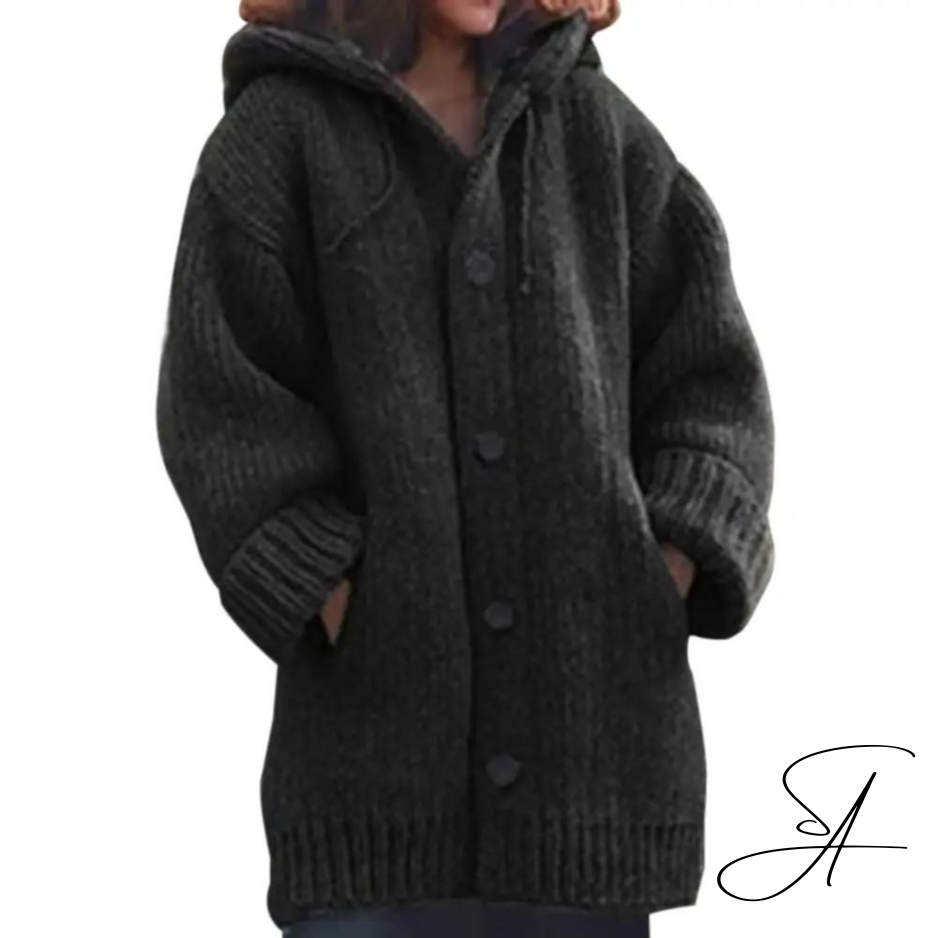 Gestrickter Herbst-Cardigan