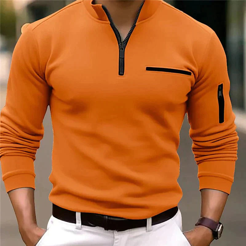 Jonas - Pull homme à quart de zip